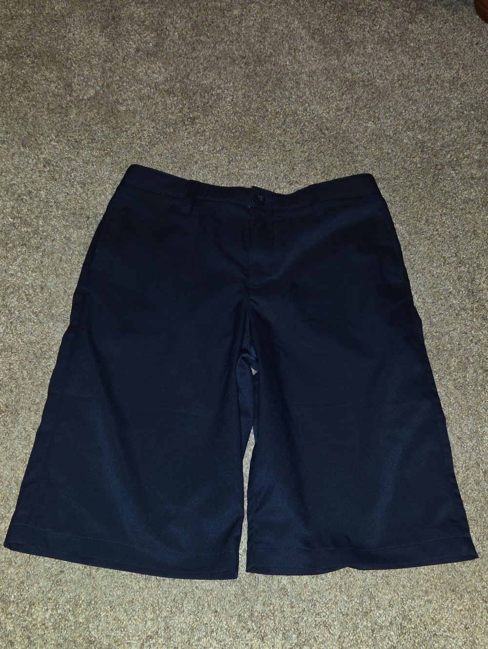 Under Armour Navy Blue & Xersion Black Youth Golf Shorts